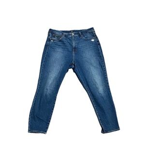 GAP Curvy True Skinny Jeans Dark Indigo Stretch Denim Women 16/33